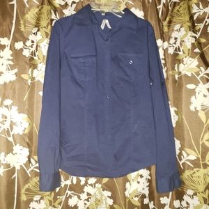 Women's navy blue bottom down top